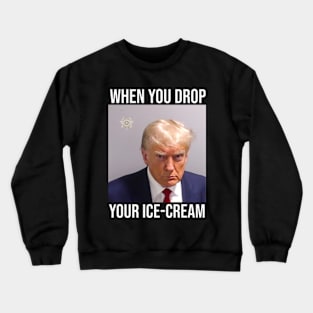 Donald Trump Mugshot Meme T-Shirt 2023 - Donald Trump Mugshot Photo Crewneck Sweatshirt